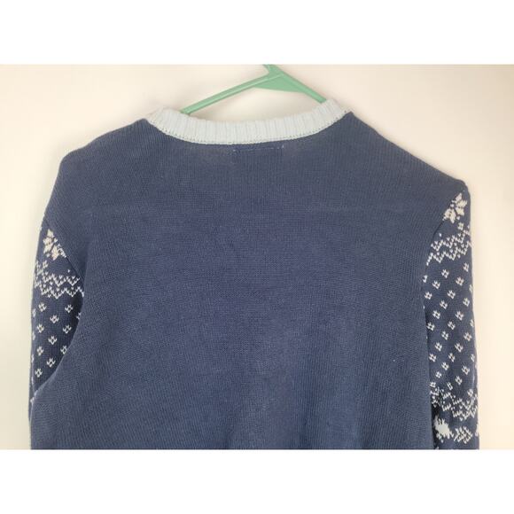 Game of Thrones Size M Ugly Christmas Sweater Deck The Wall HBO Navy Blue - Picture 5 of 9